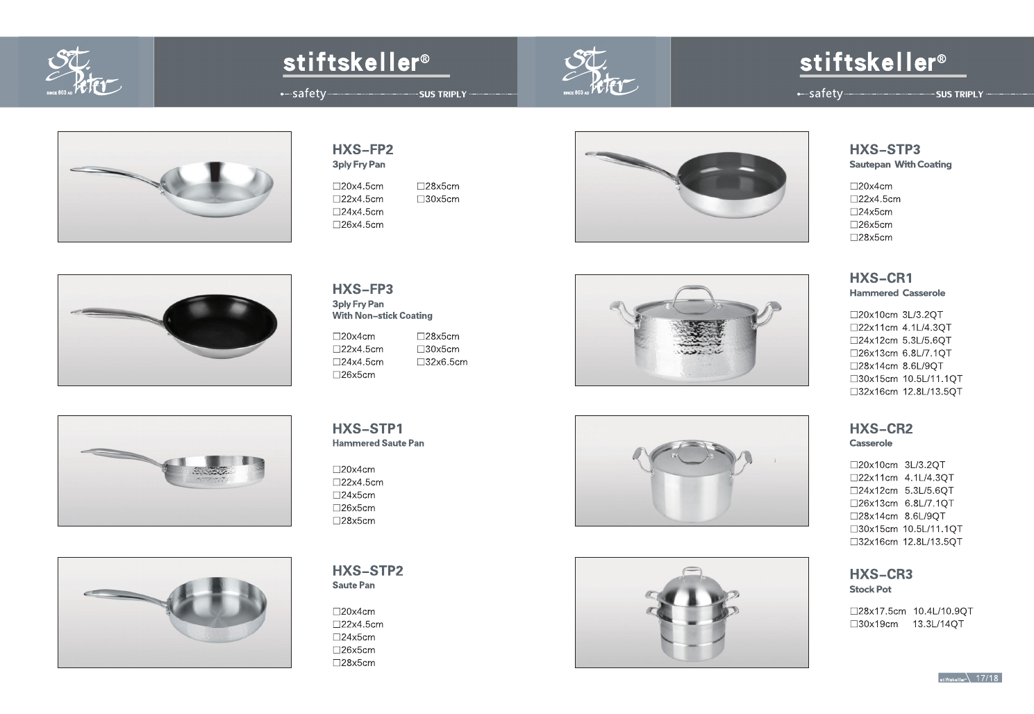 Stainless Steel Stock Pot Set